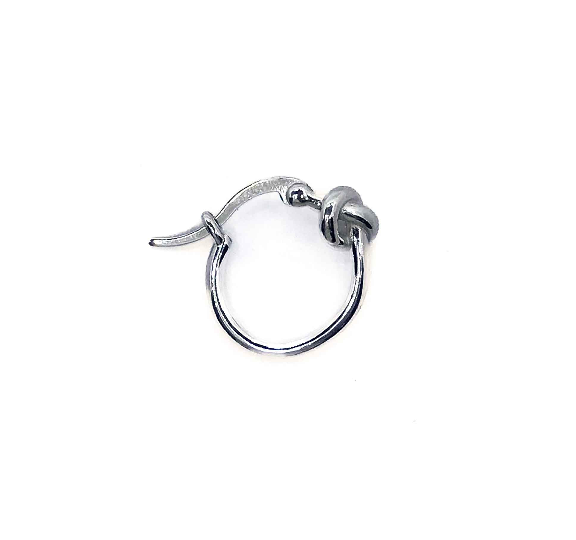 Daegu Silver 925 Hoop Earrings