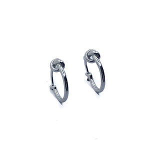 Daegu Silver 925 Hoop Earrings