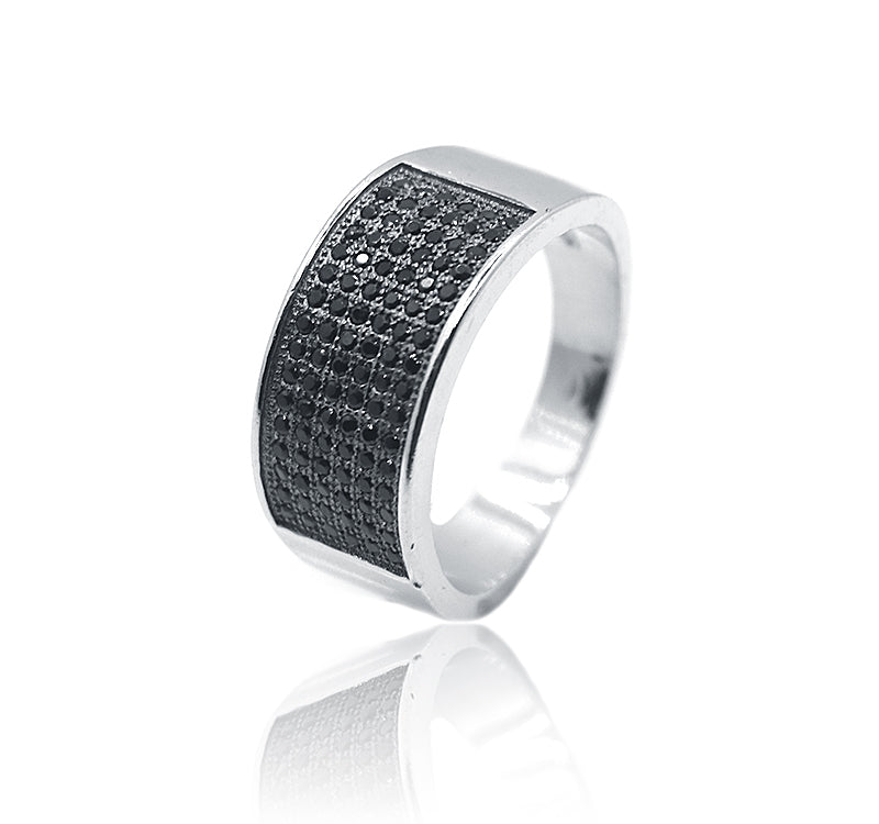 Black Stone Turkish Silver 925 Ring