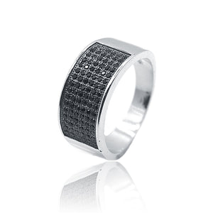 Black Stone Turkish Silver 925 Ring