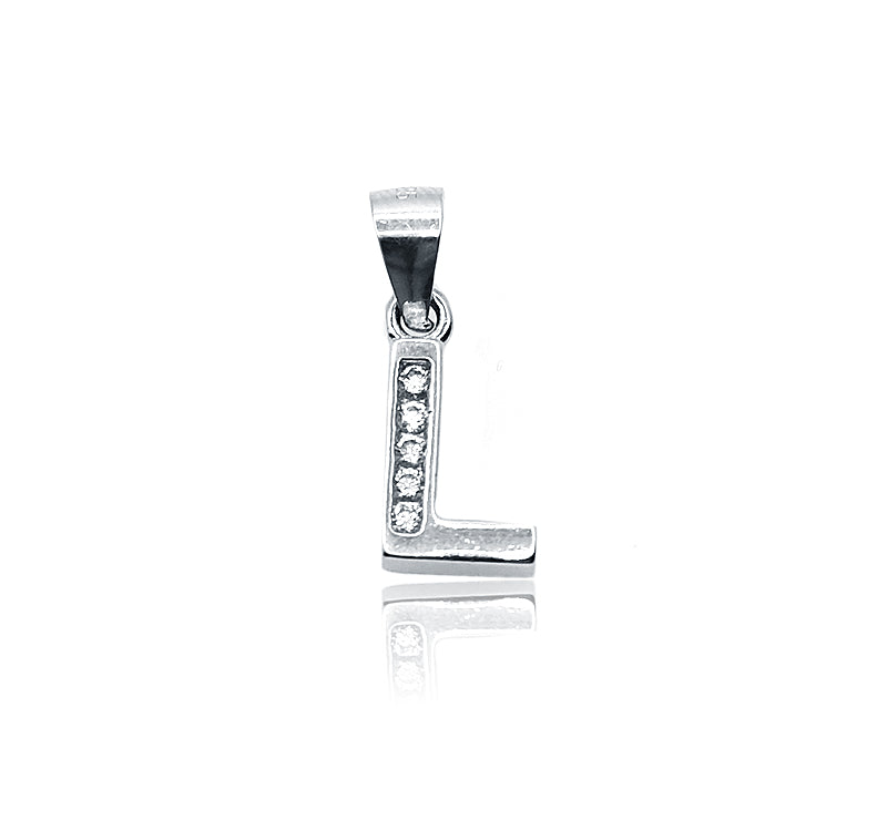 L Shape Silver 925 Pendant