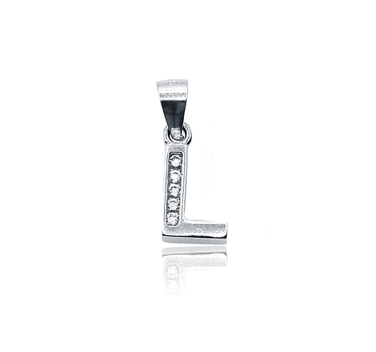 L Shape Silver 925 Pendant