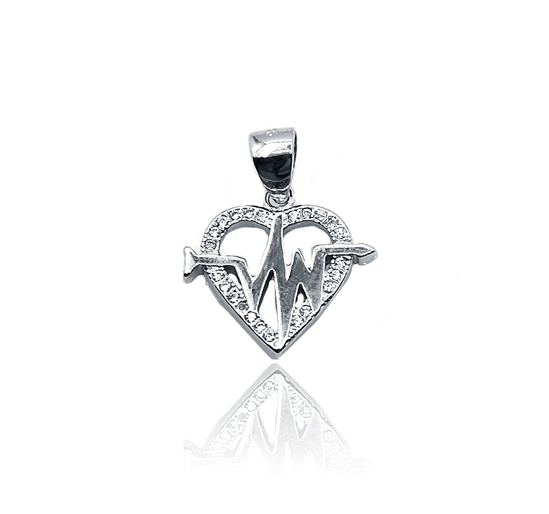 Heartbeat Silver 925 Pendant