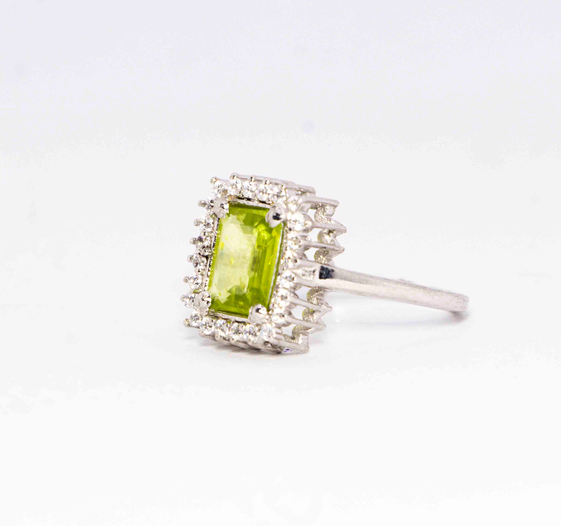 Esme Green Silver 925 Ring