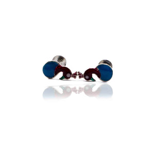 Scarlet Tanager Silver 925 Studs