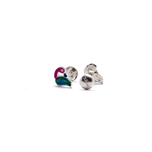 Love Bird Silver 925 Studs