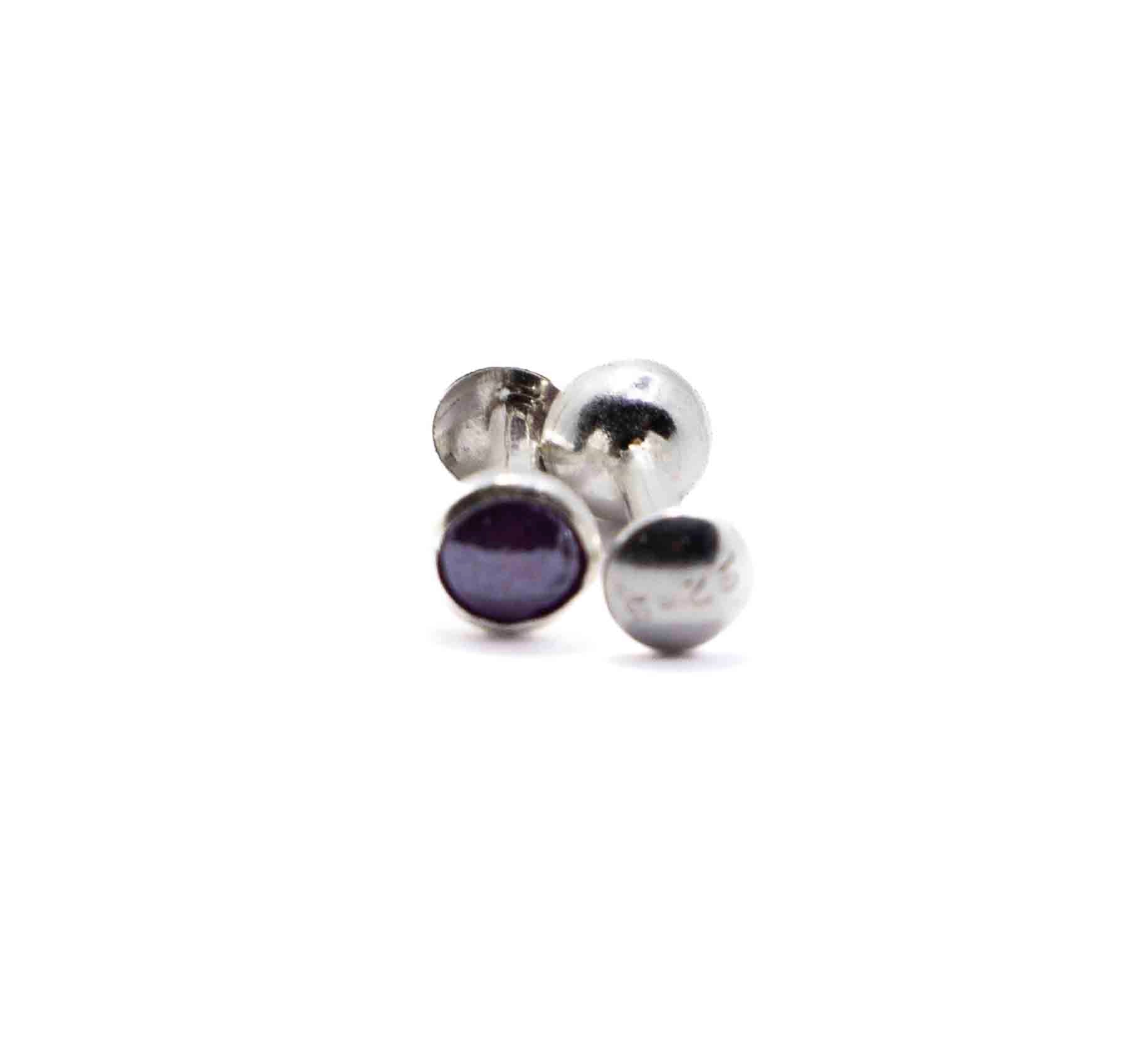 Blue Dot Silver 925 Studs