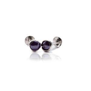 Blue Dot Silver 925 Studs