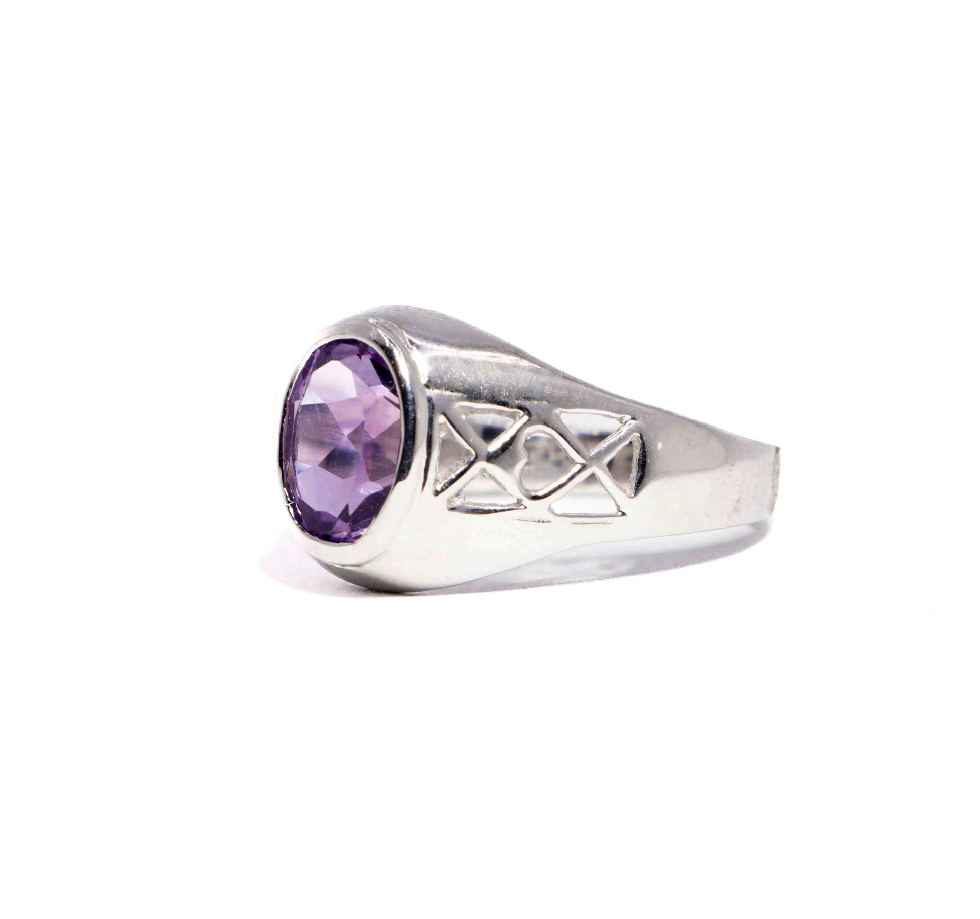 Mellisa Purple Silver 925 Ring