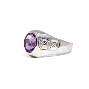 Mellisa Purple Silver 925 Ring