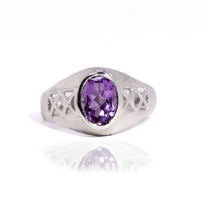 Mellisa Purple Silver 925 Ring