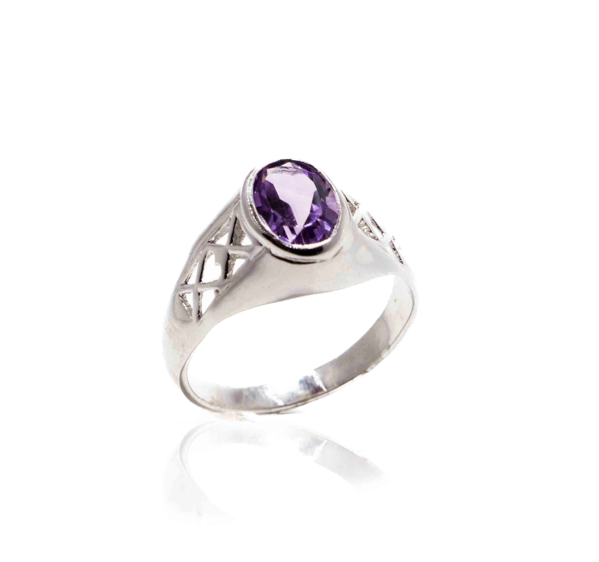 Mellisa Purple Silver 925 Ring