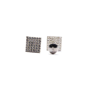 Studded White Silver 925 Studs