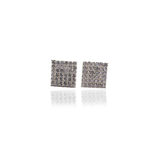 Studded White Silver 925 Studs