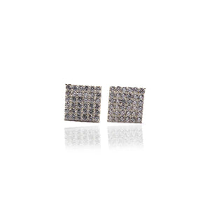 Studded White Silver 925 Studs