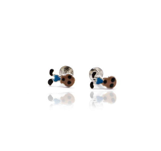 Blue Cartoon Silver 925 Studs