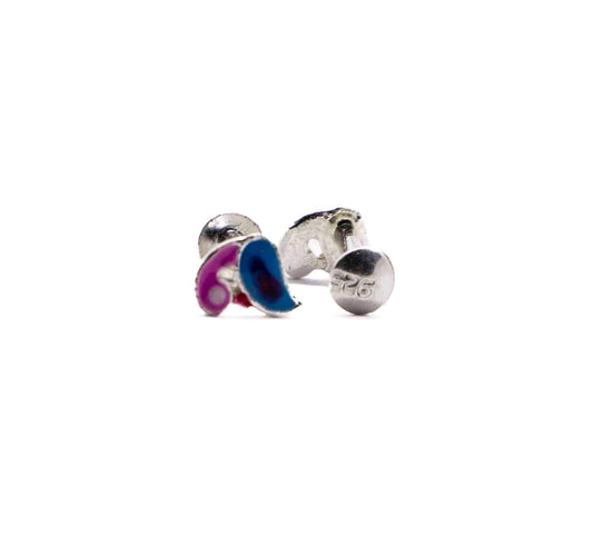 Mandarin Duck Silver 925 Studs