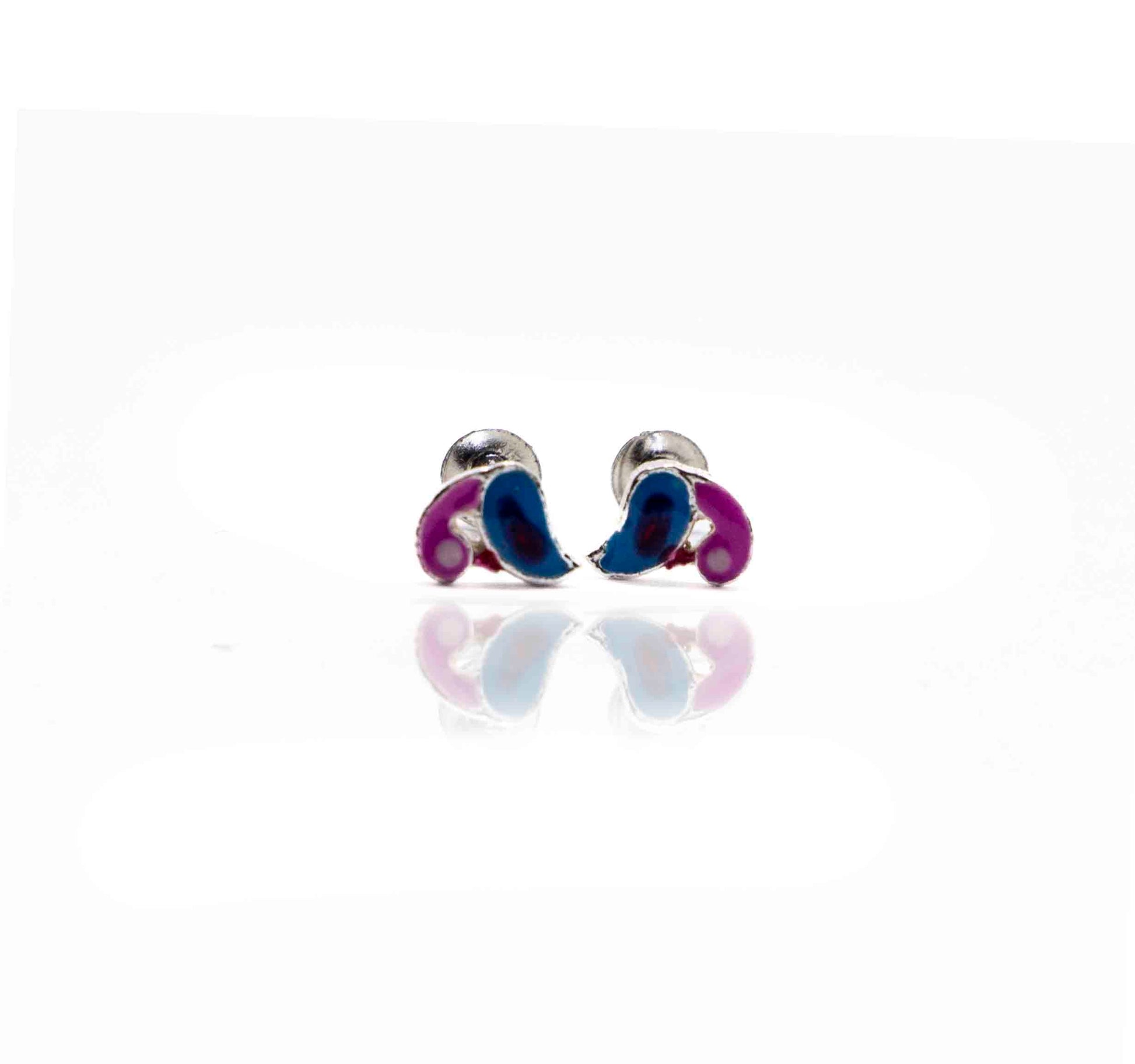 Mandarin Duck Silver 925 Studs