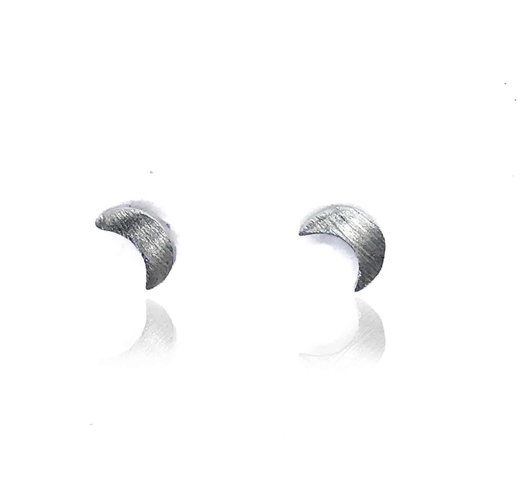 Half Moon Silver 925 Studs