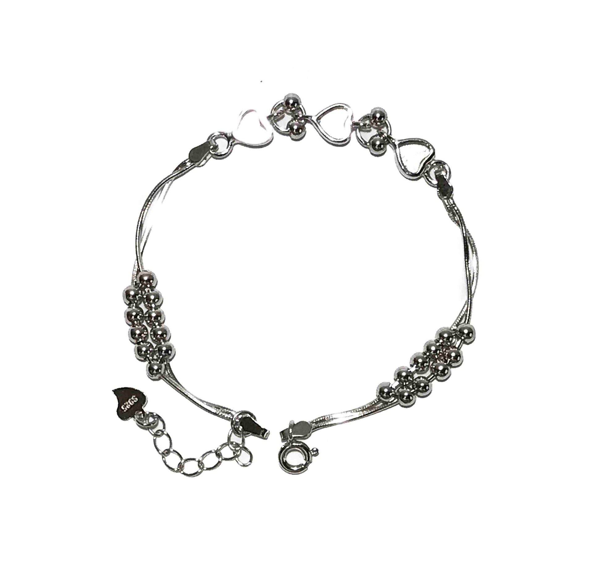 Charming Heart Silver 925 Bracelets