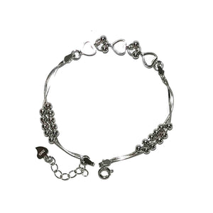 Charming Heart Silver 925 Bracelets