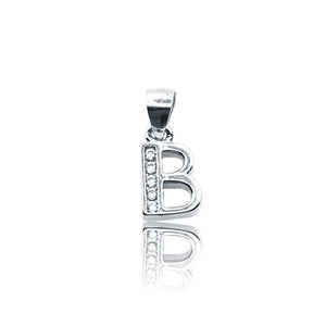 B Shape Silver 925 Pendant