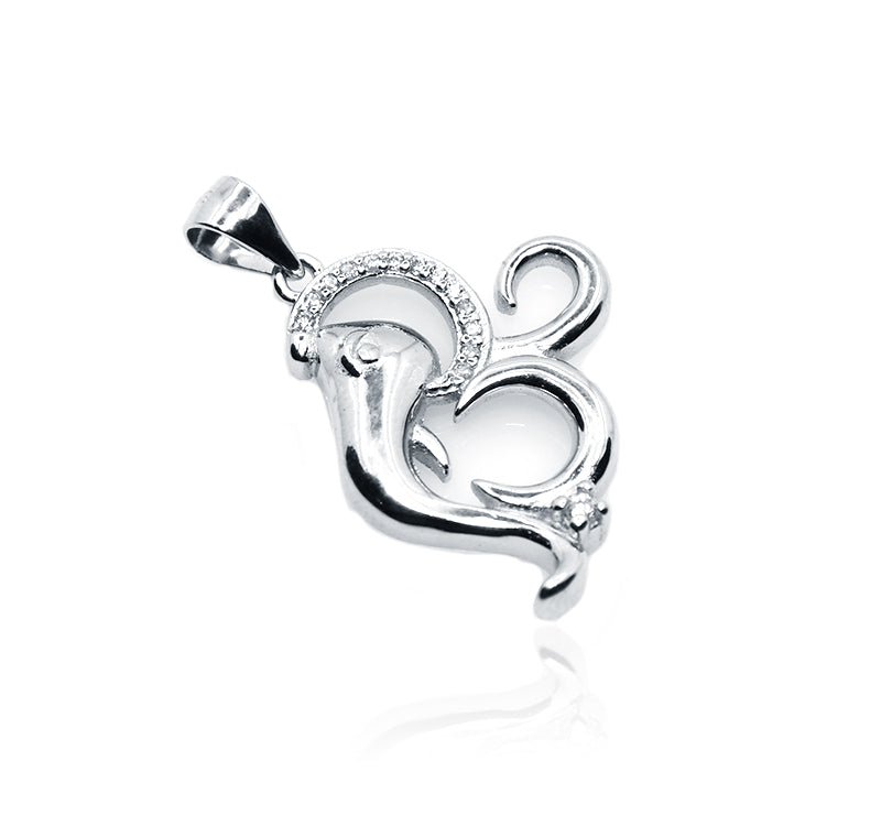 Om Ganesh Silver 925 Pendant