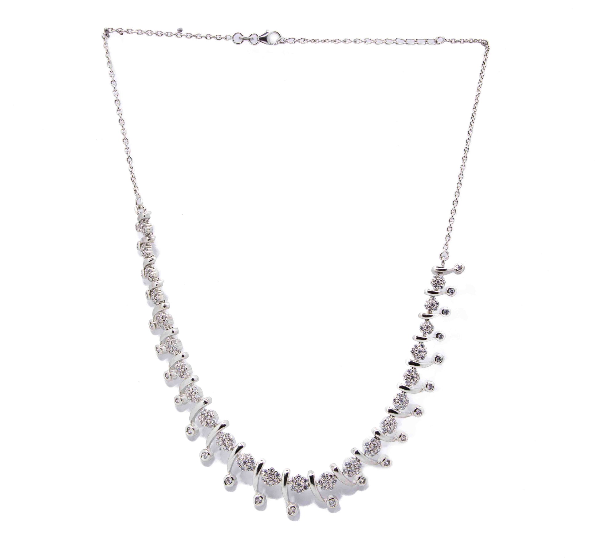 Dazzling Daisy Silver 925 Necklace