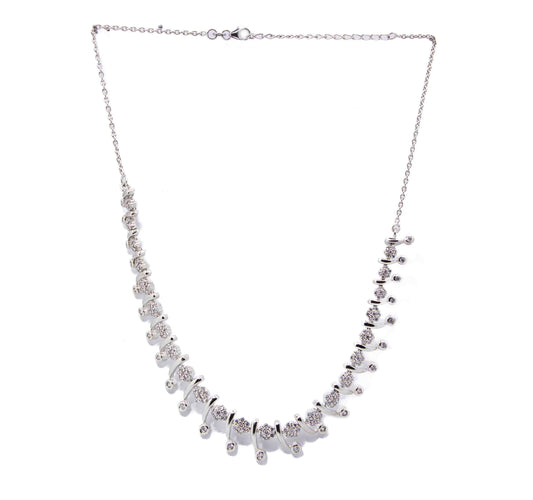 Dazzling Daisy Silver 925 Necklace