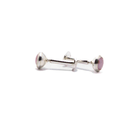 Pink Dot Silver 925 Studs