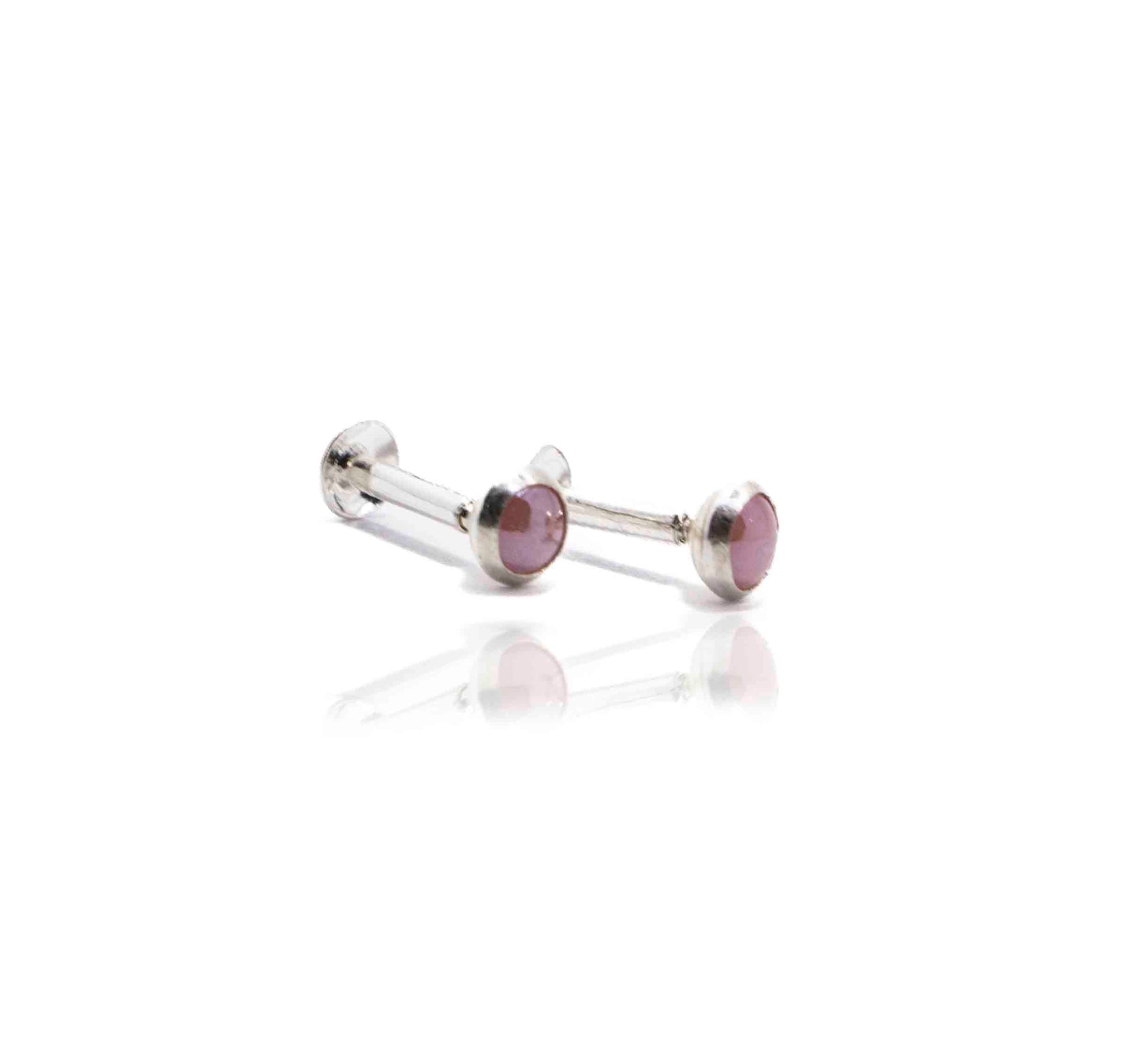 Pink Dot Silver 925 Studs