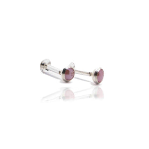 Pink Dot Silver 925 Studs