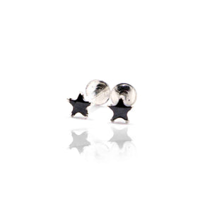 Black Star Silver 925 Studs