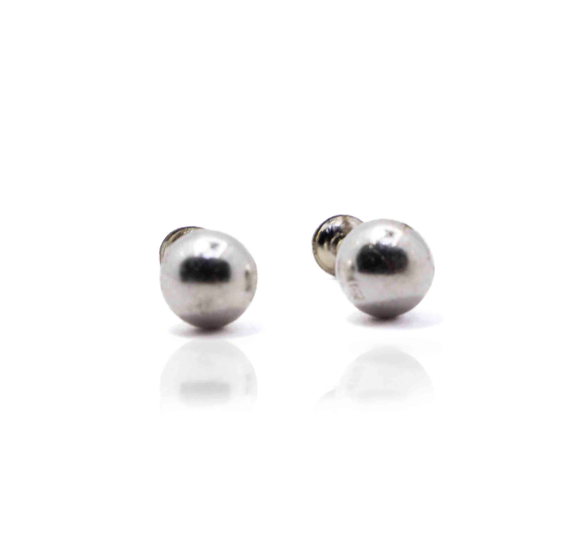 Bead Silver 925 Studs