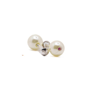 Cream Pearl Silver 925 Studs