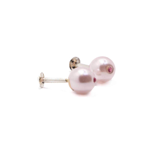 Rosaline Pearl Silver 925 Studs