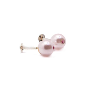 Rosaline Pearl Silver 925 Studs