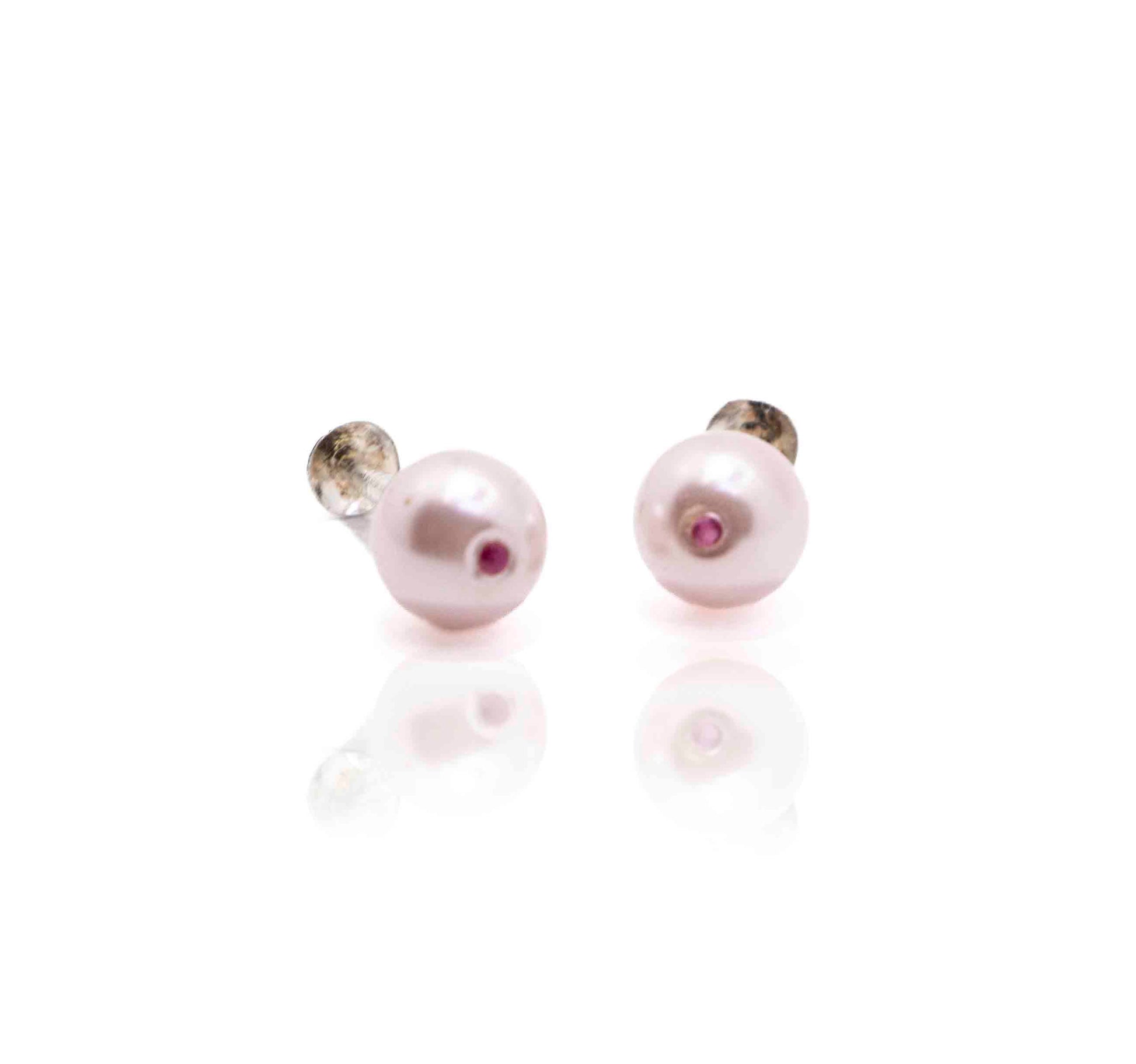 Rosaline Pearl Silver 925 Studs