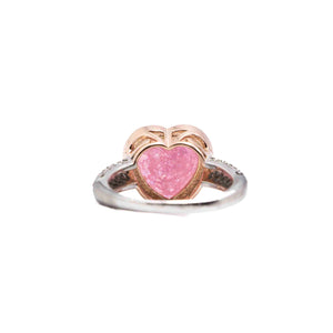 Korean Candy Pink Marble Silver 925 Ring