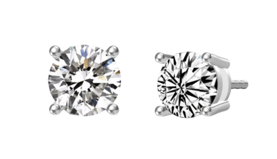 Lisa Moissanite Silver 925 Earrings