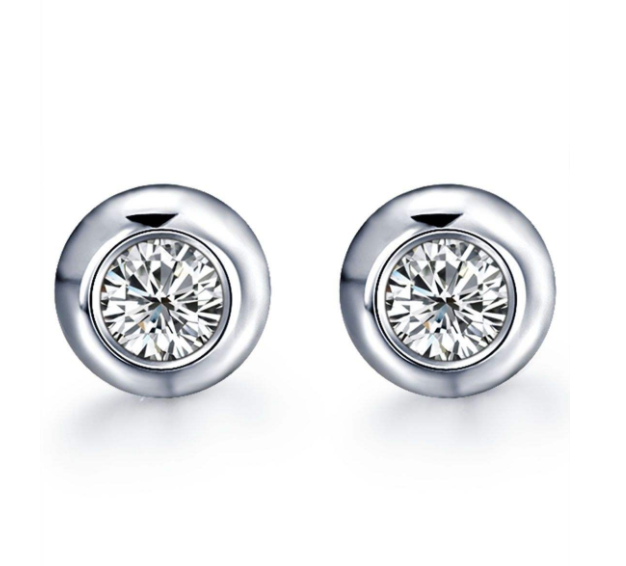 Gracy Moissanite Silver 925 Earrings