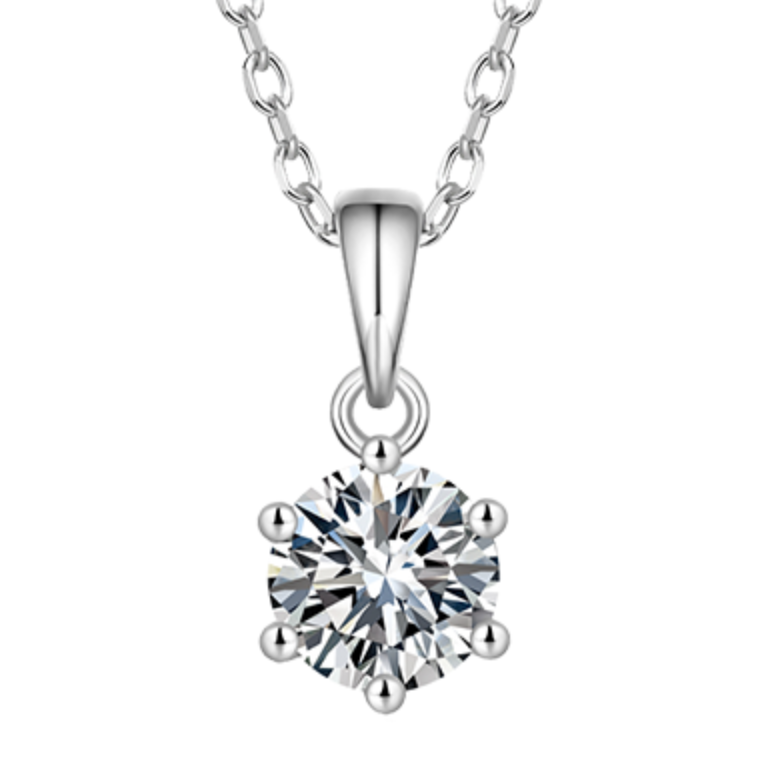 Anne Moissanite Silver 925 Chain