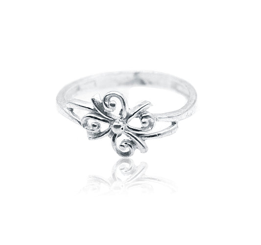 4 Petals Silver 925 Ring