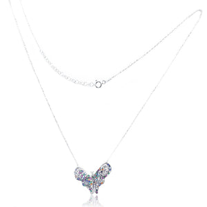 Multi Color Butterfly Silver 925 Chain