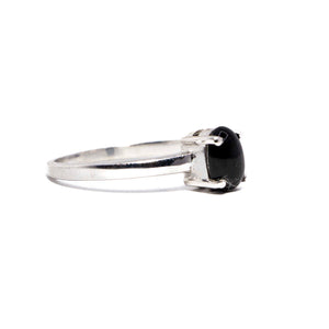 Shanice Black Silver 925 Ring