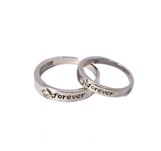 Forever Couple Ring Silver 925 Ring