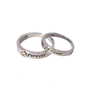 Forever Couple Ring Silver 925 Ring