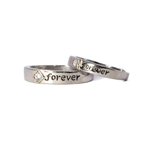 Forever Couple Ring Silver 925 Ring