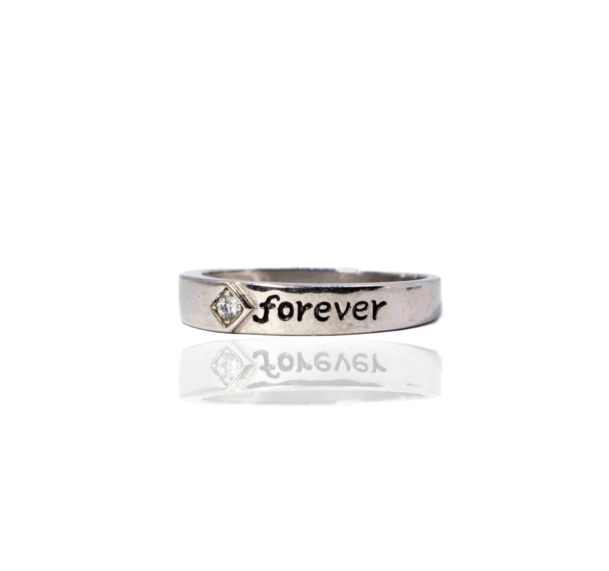 Forever Couple Ring Silver 925 Ring