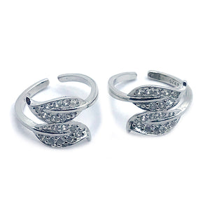 Bay Leaves Silver 925 Toe Ring